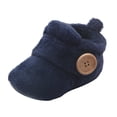 thumbnail image 2 of de Suave para Bebé Botines Cálidos de Invierno para Bebés, Niñas, Azul , 6-9 6 Baoblaze Zapatos prewalker cálidos, 2 of 8