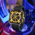 thumbnail image 5 of SMAEL Square Analog-Digital Sports Watch Waterproof Multicolor Chronog LED Alarm Wrist Watch, 5 of 10