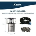 thumbnail image 2 of Kasco Deicer 1 HP Lake & Pond De-icer 120V – Single Phase with 25 Ft Electric Power Cord | Water Deicer for Ponds, Lakes & Dock Bubbler, 2 of 5