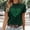 Dark Green, variant on Shamrock Print T-Shirt Round Neck Cotton Tops St Patricks Day T-Shirt for Girlfriend Funny T-Shirts (Black,XXXL)