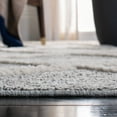 thumbnail image 4 of SAFAVIEH Martha Stewart Lucia Shag Area Rug, White/Light Grey, 5'1" x 7'6", 4 of 7