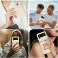 thumbnail image 3 of Allytechgroup Stylish Wallet Phone Case for Samsung Galaxy Z Flip 3 5G, Crossbody Shoulder Strap Make-up Mirror Ring Holder Stand Card Holders Shockproof Case for Girls Women, Brown, 3 of 8