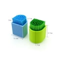 thumbnail image 2 of Raindrops 1Pcs Clothes Washing Brush Ergonomics Handle for Stain Removal Nylon, 2 of 8