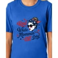 thumbnail image 4 of American 4Th of July T-Shirt Women's Red White & Mommin' USA Adult Tee, 4 of 5