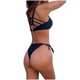 thumbnail image 4 of Moda sexy mujer sólido hebilla bikini push-up acolchado traje de baño traje de baño conjunto Fridja  nalpqowj21986, 4 of 9