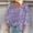 C-Hot Pink, variant on Women's 3/4 Sleeve T-Shirts Blouses Printed Summer Round-Neck Casual Valentine's Day Pullover Tops