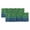 Blue, variant on 2 Pack Valances for Windows, Peacock Feathers Window Valances for Living Room/Bedroom/Bathroom, Ombre Blue Green Modern Animals Printed Light Filtering Kitchen Curtain Valance 42"W x12" L