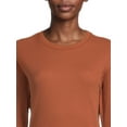 thumbnail image 5 of Time and Tru Women's Thermal Tops, 2-Pack, 5 of 5