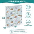 thumbnail image 4 of Three Ring Binder Cloud Cat 1.5 Inch Round Binder D-Rings for Office Supplies and More, 4 of 10