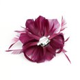 thumbnail image 4 of Yigetop Purple Feather Fascinators Womens Flower Derby Hat for Cocktail Ball Wedding Headband Hot Sale Hairband, 4 of 4