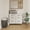 White, variant on 3 Drawers Wooden Locking File Cabinet with Storage Removable File Cabinet for Home Office,Under Desk Filing Cabinets