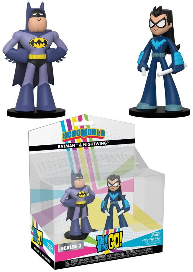 Funko DC Teen Titans Go! Series 3 Batman & Robin Vinyl Figure 2-Pack -  
