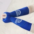 thumbnail image 3 of 2Pcs Volleyball Arm Sleeves Thumb Hole Design Super Soft High Elastic Breathable Forearm Sleeves Padded Volleyball Sleeves, 3 of 7