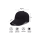 thumbnail image 2 of Gorras Deportivas Cómodas Unisex Color: Negro + Blanco, 2 of 4