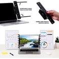 thumbnail image 5 of NoteTower Monitor Mount Black - Document Holder & Sticky Notes Organizer - Holds Copy Paper, Photos, Notes & Business, 5 of 5