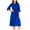 Blue, variant on IROINNID Cocktail Dress for Women Wedding Guests Dresses for Women Long Sleeve Round-Neck Slim Dress Solid Classic Dress Deals,Blue