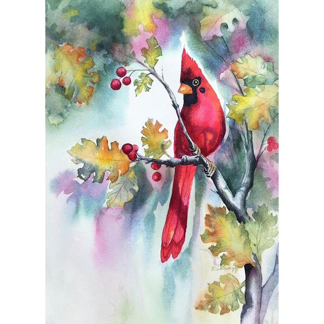 Taladro Pintura Diamante (DE4642) 5D DIY Completo Pájaro Espiritual Punto de Cruz (B1016) 20X30cm FLhrweasw Nuevo