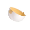 thumbnail image 1 of Yuarrent Escurridor de frutas, colador de de verduras de doble capa, colador de cocina para el hogar, contenedor con mango reutilizable Almacenamiento y organización del hogar Blanco amarillo Yuarrent HA065309-02B, 1 of 6