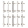thumbnail image 4 of Spptty Poignées d'Armoire Argentées, Poignées d'Armoire en Acier Inoxydable avec Vis pour Armoire pour Tiroir pour Porte, 4 of 8