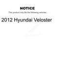 thumbnail image 2 of Transit Auto Front Disc Brake Caliper Rotors and Ceramic Pads Kit for Car 2012 Hyundai Veloster KC8-100534N, 2 of 11