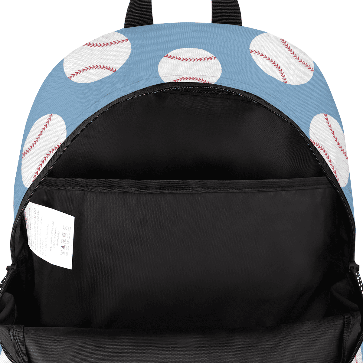 Herdesigns Baseball Blue Travel Laptop Backpack, Waterproof Computer Bag for Women Men Adult, 18.3 Inch Large Work Nurse Teacher Bags Casual Daypack