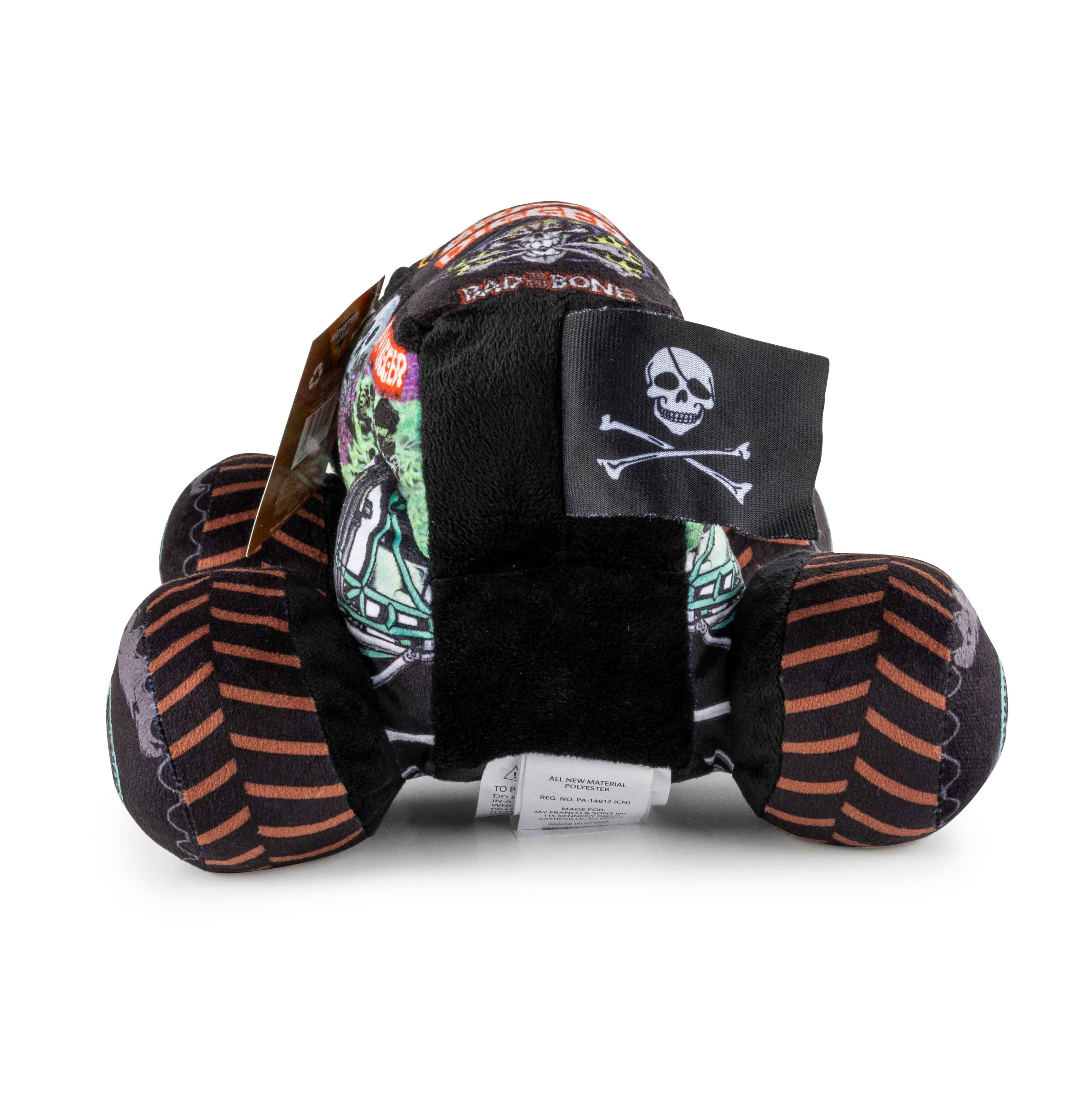 Monster Jam Grave Digger Pillow Buddy, Polyester Velour, Green, Feld Entertainment