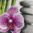 thumbnail image 2 of HVEST Zen Spa Shower Curtain for Bathroom Grey Pebble and Pink Flower Green Bamboo Bathroom Shower Curtains with Hooks, Modern Nature Bathroom Curtains Shower Set 69x70 inch, 2 of 8