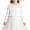 White, variant on Kids Cotton Cardigan for Girls Long Sleeve Ruffle Hem Lace Henley Neck Open Front Shrug Jacket for Dress