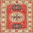 thumbnail image 1 of Ahgly Company Indoor Square Traditional Red Persian Area Rugs, 7' Square, 1 of 6