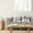 thumbnail image 3 of Stupell Industries Abstract Chaotic Scribble Square Decorative Printed Throw Pillow, 18 x 18, Set of 2, 3 of 6