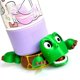 thumbnail image 4 of Cute Shape Green Plastic Turtle Insulation Mat Kettle Tea Coaster, 4 of 5