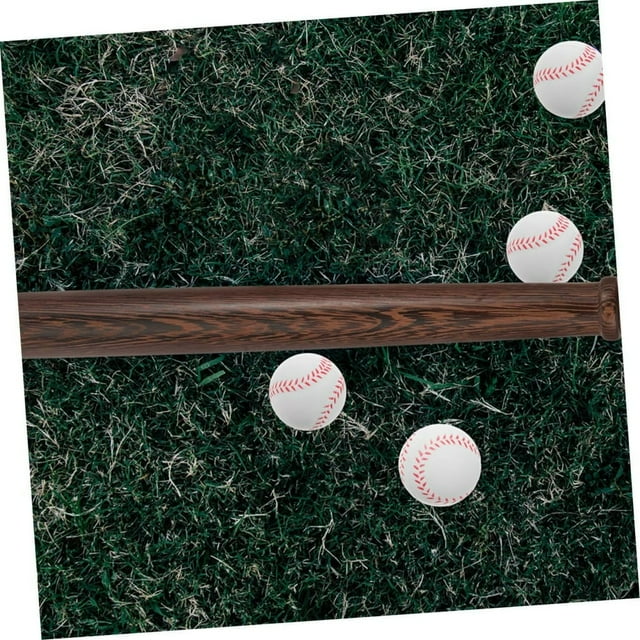 CNKOO Soft Baseballs Batting Practice Hitting Training Softballs for Kids Beginners Safe Throwing Catching and Batting Practice for Indoor Outdoor Kids Teenager(Yellow 11in)