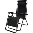 thumbnail image 2 of Caravan Sports Zero Gravity Outdoor Folding Lounge Chair, Black (Pair), 2 of 9
