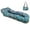Tropical Blue, variant on TOPCHANCES Inflatable Lounger, Portable Ergonomic Beach Air Bed Sofa Couch Waterproof Anti-Air Leaking for Indoor Outdoor Camping, No Pump Required