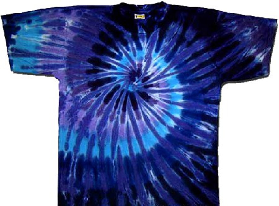 Tie Dyed Shop Twilight Spiral Tie Dye T 