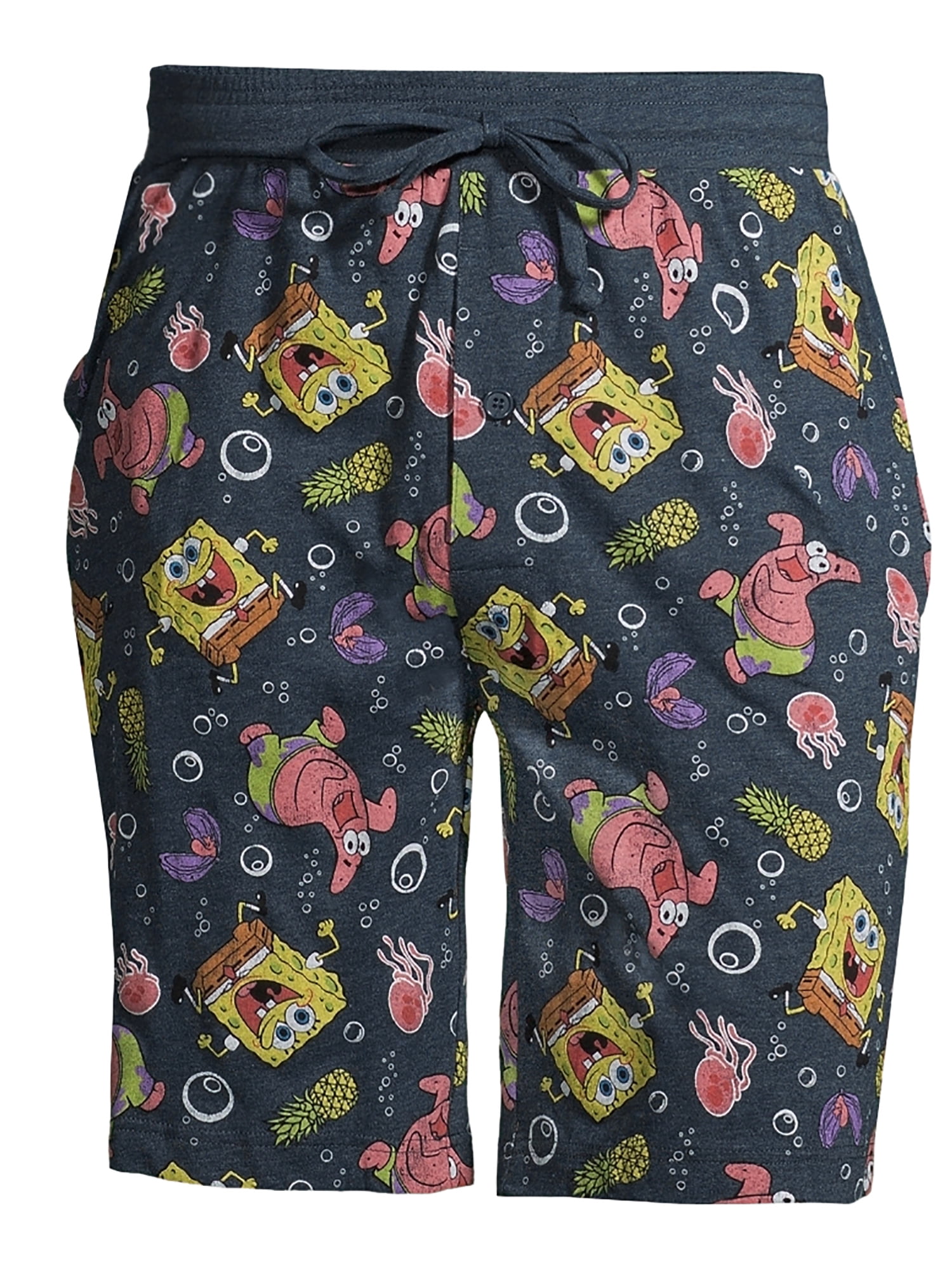 SpongeBob SquarePants Classic Fit Mid Rise Cutoff Short (Men's), 1 Count, 1 Pack