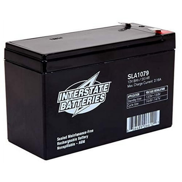 Batería Interstate Batteries SLA AGM 12 V 8 Ah Recargables