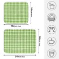 thumbnail image 2 of Ryvnso Checkered Grid-a1 Dish Drying Mat for Kitchen Countertop 18x24 Large Dish Pad Drainer Rack Dish Sink Mats, 2 of 7