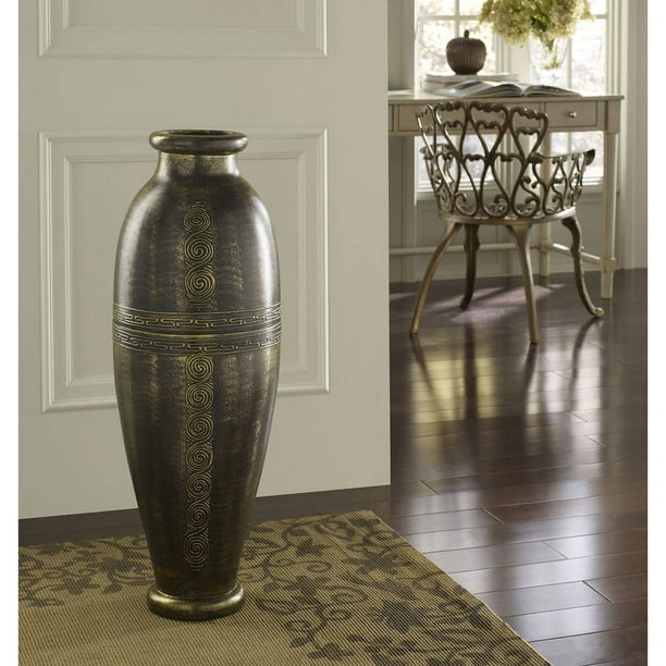 Antique Gold Decorative Vase, Urn