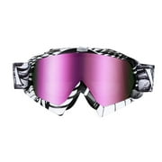 Unisex Motocross Snowboard Ski Goggles Dust UV Dustproof Protective Glasses on Clearance