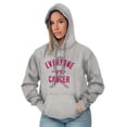 thumbnail image 4 of Battle Breast Cancer BCA Awareness Hoodie Sweatshirt Women Brisco Brands S, 4 of 6
