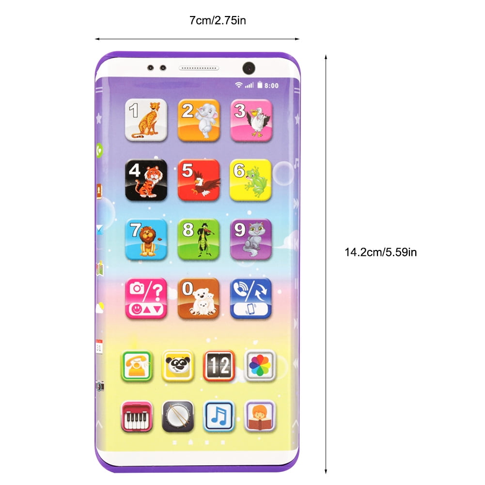 Walfront Baby Educational Smart Phone Toy Portable Smart Phone Toy Gifts With Usb Port Touch Screen For Children Toddlers Kids Boys And Girls Walmart Com Walmart Com