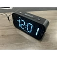 thumbnail image 2 of AuroraCalm Digital Alarm Clock for Bedroom - Large Big Numbers for Seniors, Adjustable Volume Loud Dual Alarm Clock for Heavy Sleepers Adults (White Digits), 2 of 5