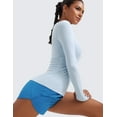 thumbnail image 4 of CRZ YOGA Womens Cloudweight Long Sleeve Workout Tops Lightweight Athletic Basic T-shirts, 4 of 4