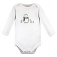 thumbnail image 3 of Hudson Baby Cotton Long-Sleeve Bodysuits, 3- Pack, Newborn- 24 Months, 3 of 5
