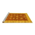 thumbnail image 2 of Ahgly Company Machine Washable Indoor Rectangle Oriental Yellow Traditional Area Rugs, 2' x 4', 2 of 4