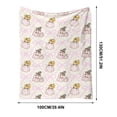 thumbnail image 3 of Manta polar estampada de Halloween – Manta suave de franela para sofá, sillón, dormitorio, oficina, manta decorativa acogedora para la siesta, cálida decoración para el hogar en todas las estaciones, 3 of 7