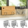 thumbnail image 1 of Punch-Free Drainage Rack Hook - U-shaped Design  Strong Load Bearing  Sponge and Dishcloth Drying Rack, 1 of 8