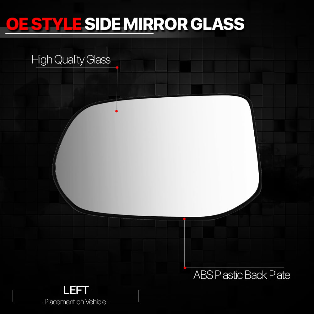 New Mirror Glass Driver Left Side LH Hand Sedan for Civic HO1324119 76253SNAA01 