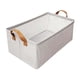 thumbnail image 5 of Caja de almacenamiento para armario,Contenedor de almacenamiento con marco de metal,Organizador de armario,Cesta organizadora de almacenamiento con as, 5 of 9